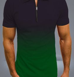 Mens Designers T Shirts Men Slim Fit TShirt Gradient High Quality Black White Orange Tees Streetwear Plus Size M3XL1170031