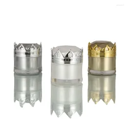 Storage Bottles 5g 10g Cosmetic Cream Bottle Jar Luxury Empty Cosmetics Container With White Gold Silver Cap