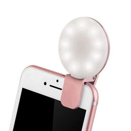 Universal Selfie Phone Led Light Ring Selfie Phone Lens Led Light Suitable For Smartphone Notebook Computer