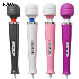 10 Speeds New Vibrabor Magic Wand Massager Big Magic Av Massage Stick Vibrators Sextoy Female Clit Vibrator Sex Toys For Women Y195496710