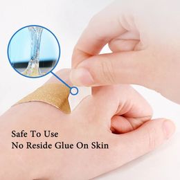 20-100Pcs Outdoor Sports First Aid Kit Supplies Adhesive Plaster Anti-Bacteria Bandages Elastic Band Aid Wound Tapes Home Travel