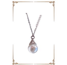 925 Freshwater Pearl Necklace Designer Inlaid Petal Necklaces Valentine039s Day Gift8467357