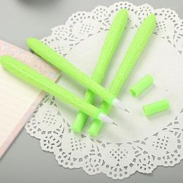 Pcs Creative Stationery Simulation Balsam Pear Modelling Neutral Pen Cute Cartoon Learning Office Supplies Signature