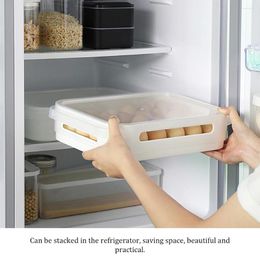 Storage Bottles 24 Grids Egg Box Restaurant Kitchen Refrigerator Sealing Tray