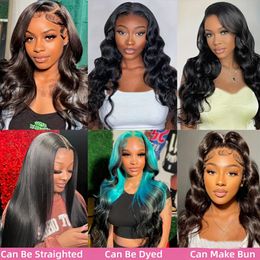 4x4 Hand Tied Lace Closure Only 10-22 Inch Bouncy Body Wave Lace Closures Baby Hair HD Transparent Lace Closures For Black Women