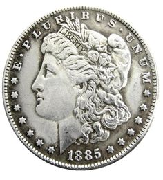 US 1885PCCOS Morgan Dollar Copy Coin Brass Craft Ornaments replica coins home decoration accessories2926347