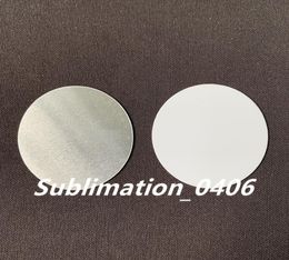 38mm Sublimation Aluminium plate for phone stand cell phone mount heat transfer printing Aluminium board replacement disc5119889