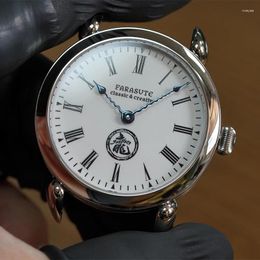 Wristwatches FARASUTE Men Automatic Watch 40mm Luxury Mechanical Wristwatch Ultrathin Sapphire Enamel Dial Hangzhou 5000 Small Rotor Dragon