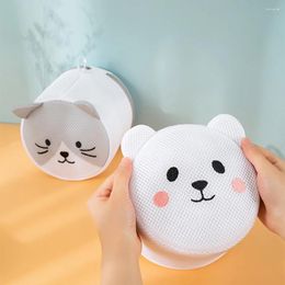 Laundry Bags Thickened Mesh Material Cartoon Bra Bag Reusable Lingerie Washing Net Pocket Cleaning Storage For Bathroom