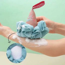 Bath Tools Accessories Ice Cream Bath Ball Exfoliants Body Scrub Exfoliating Sponge Cleaning Womens Tools Bath Toilet Shower Bathroom Accessories 240413