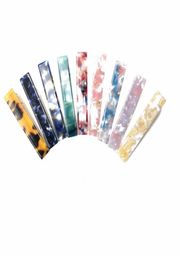 Hair Clip Barrettes Accessories Acrylic Hairpin Women Girls Acetate Leopard Print Rectangle Waterdrop Tin Foil Shiny Hairgrip 20pc5705231