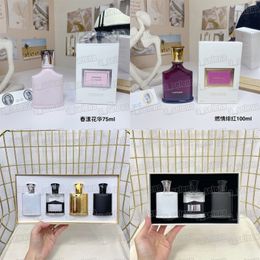 Perfume 30ml*3pc 30ml*4pc 75ml 100ml women man fragrance sliver irish tweed wind spring flowers eau de parfum long lasting smell edp unisex cologne spray