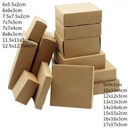 Gift Wrap 10pcs/30pcs/50 Pcs Various Sizes Kraft Paper Packing Boxes DIY Candy/Wedding/Party/Crafts/Gifts/ Storage Box