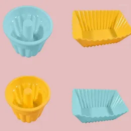 Baking Moulds 1PC Silicone Reusable Cake Moulds Jelly Mould DIY Mould Cupcake Maker Muffin Cup Kitchen Pastry Tool