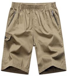 fT9yW Jeep Shield summer men039s elderly large loose dad clothes shorts and middle and cotton casual size fivepoint shorts for5311450