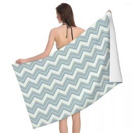 Towel Triangular Stripe Beach Towels Pool Large Sand Free Microfiber Quick Dry Lightweight Bath Swim