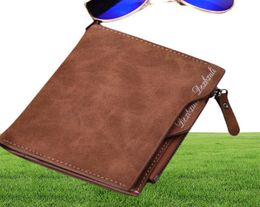 Matte Wallet Men Soft Leather wallet with removable card slots multifunction men wallet purse male clutch top quality8067572