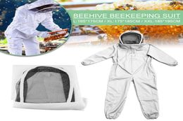 Full Body Beekeeping Clothing Professional Beekeepers Bee Protection Suit Safty Veil Hat Dress All Equipment 2206024575063