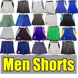 24/25 Französische Argentinas Fußball -Shorts Männer Kit Maradona Germanys de Paul di Maria Portugals Englands weg Chile Kroatien Fußballhose Italien Home Spanien Chile Ronaldo