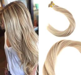 Balayage Human Hair I tip Extensions 18613 I Tip Fusion Prebonded Hair Extensions Stick Keratin I Tip Hair 100g1090169