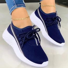 Casual Shoes 2024 Women Sneakers Lace Up Woman Plus Size For Soft Solid Colour Female Breathable Tenis Feminino