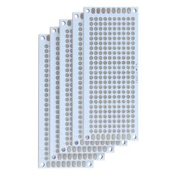 5PCS Double Sided PCB Board 3*7CM Green Yellow White Red DIY Main Boards Prototype Pcb Universal Printed Circuit Board