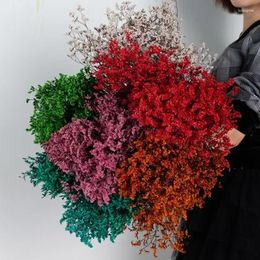 Decorative Flowers 100g Crystal Flower Bouquets Eternal Life Natural Dried Real Forever Lover Arrangement For Home Wedding Party Decoration