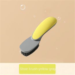 Scrubbing Brush Hard Bristle Laundry Clothes Shoes Scrub Brush Portable Plastic Hands Cleaning Brush for Kitchen Bathroom