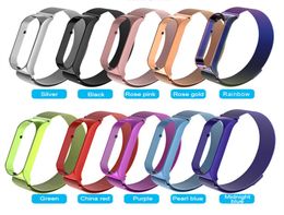 2020 New Mesh Bands For Xiaomi Mi Band 5 Stainless Steel Milanese Watch Bracelet Strap Loop For Miband 5 Wrist Correa3790346