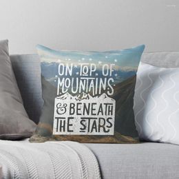 Pillow On Top Of Mountains Throw Sofas Covers Cover Set Sofa For Living Room