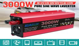 Pure Sine Wave Inverter 3000W 2200W 1600W 1000W Voltage DC 12V 24V To AC 110V 220V Transformer Power Converter Solar Inverter2327963