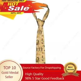 Bow Ties Casual Arrowhead Skinny Ancient Egypt Theme Necktie Slim Tie For Men Man Accessories Simplicity Party Formal