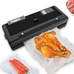 Machine Vacuum Sealer Dry&Wet Food/Sea Food Packaging Machine For Home Appliance Semiautomatic Vacuum Packer with 10 Plastic Bags Gift