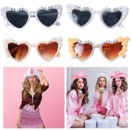 Sunglasses Creative Bride To Be Heart Frame For Taking Po Props Glasses