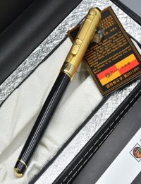 Luxury Box packaging High quality Picasso 902 Fountain Pen Black Golden Plating Engrave office school supplies High qulity Writi4057609