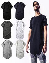 2019 new brand fashion luxury designer mens t shirtsdesigner citi trends Clothes T shirt homme Curved hem Tee plain white Extended9131752