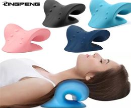 Neck Shoulder Stretcher Relaxer Cervical Chiropractic Traction Device Pillow for Pain Relief Spine Alignment Gift 2203296014468