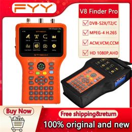 Finder Original GTMEDIA V8 Finder Pro Satellite Finder Receiver HD 1080P DVBS2X/T2/C Signal SatFinder MEPG4 H.265 Better Than WS6933