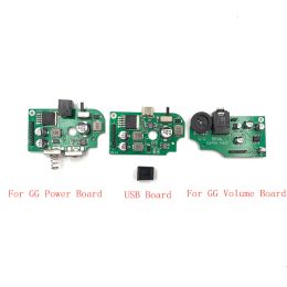 Accessories 1Pcs For SEGA Game Gear GG Power Switch Volume Panel USB PCB Board Highlight Screen Game Console Power Panel