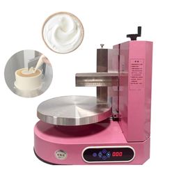 Automatic Cake Cream Coating Filling Frosting Making Spreading Machine Cake Icing Decorating Machine