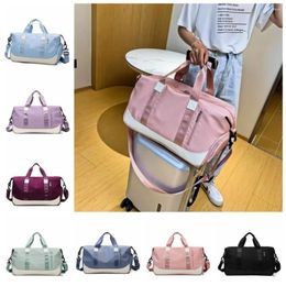 Outdoor Bags Dry Wet Separation Yoga Large Handbag Storage Bag Large-capacity Waterproof Travel Oxford Handheld Fitness Camping