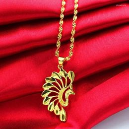 Pendants Fashion Euro Currency Vietnam Sand Gold Jewelry Women's Color Free Phoenix Ethnic Style Characteristic Necklace