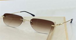 New fashion design sunglasses 1455 square frameless frame light and comfortable popular and generous style UV400 protective glasse9505271