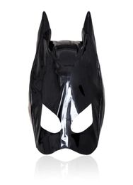 Massage Cosplay Adult Sexy Love Games Thin Patent Leather Mask Sexy Toys For Woman Fetish Mask Bondage Hood Erotic Sexy Products2892520