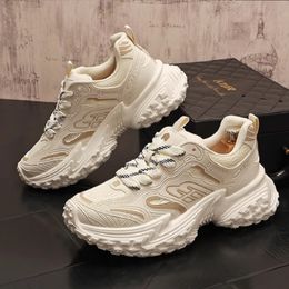 Thick Small Men White Sole Low Top Casual Korean Version Network Celebrity Breathable Versatile Shoes 1A6 c6b57