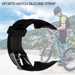 Breathable Watch Strap Wristband Replacement Smart Silicone Sport Watchband Waterproof Silicone Wristband Belt For Women Men For