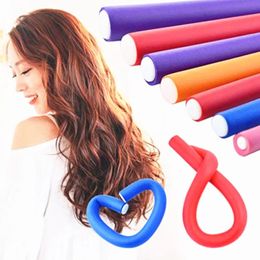 Dinorag 42 Pcs/Lot Soft Hair Curler Roller Curl Hair Bendy Rollers DIY Magic Rollers Sponge Hair Curling Tool Styling