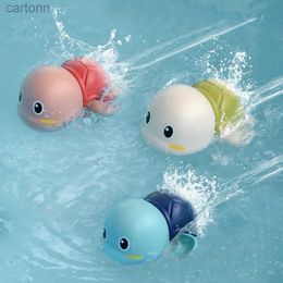 Bath Toys Baby Bath Toys Wind up Swimming Turtle Toys for Toddlers Boys Girls Floating Water Bathtub Shower Toys for Bathroom Pool Play 240413