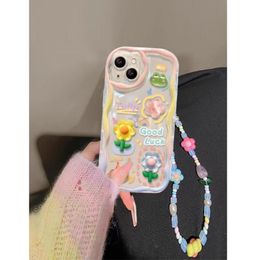 3D Flower Chain Case For Infinix Note 30 Hot 30I 30 40i 40 20 20i 12 9 Play Smart 8 7 6HD TECNO Spark GO 20 20C ZERO30 Cover