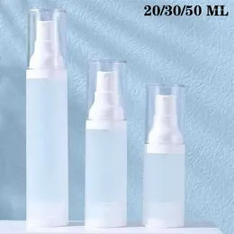 Storage Bottles 20ml 30ml 50ml Clear Airless Cosmetic Cream Pump Bottle Travel Size Dispenser Makeup Container For Gel Lotion Refillable